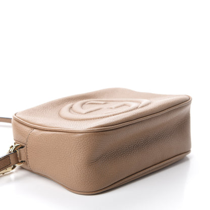 Gucci Pebbled Calfskin Small Soho Disco Bag Camelia 4 of 12