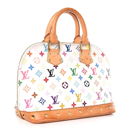 Louis Vuitton Monogram Multicolor Alma White 3 of 15