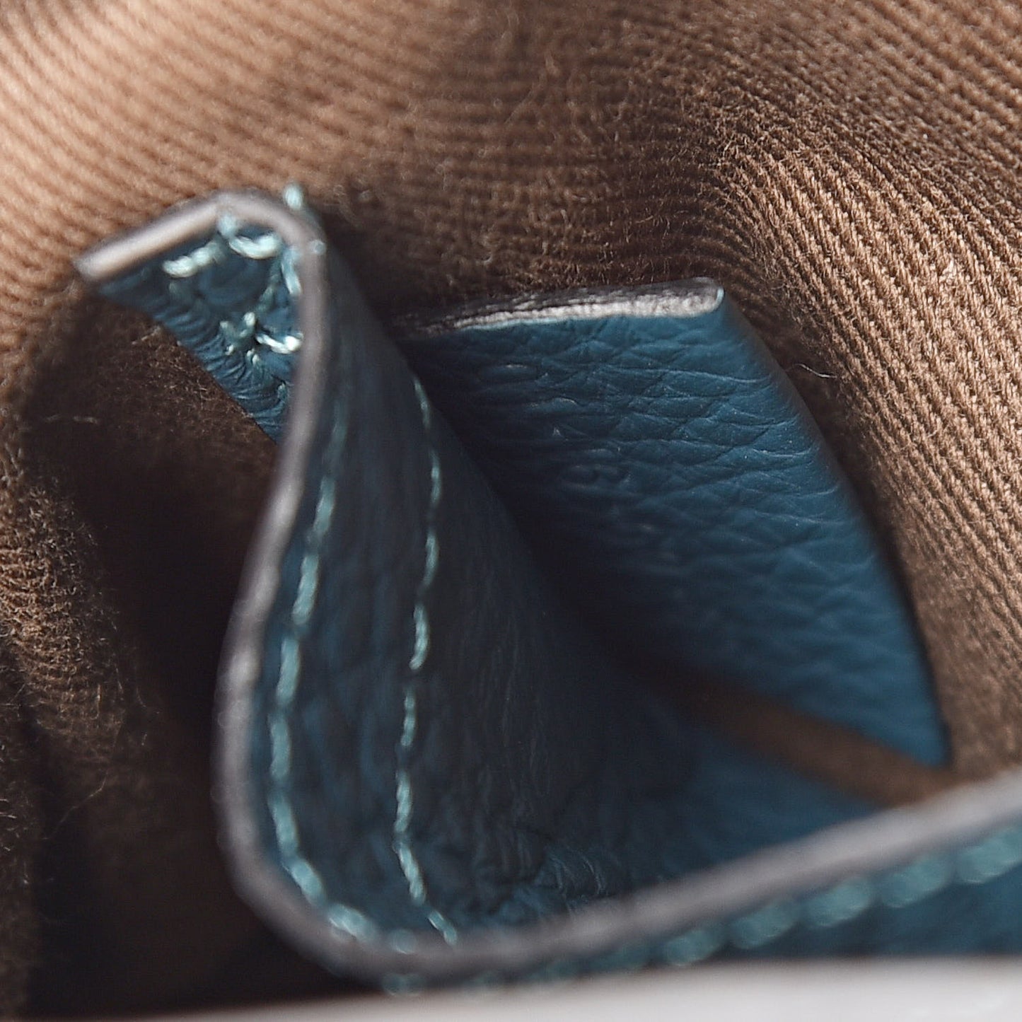 Calfskin Mini Marcie Round Crossbody Bag Teal