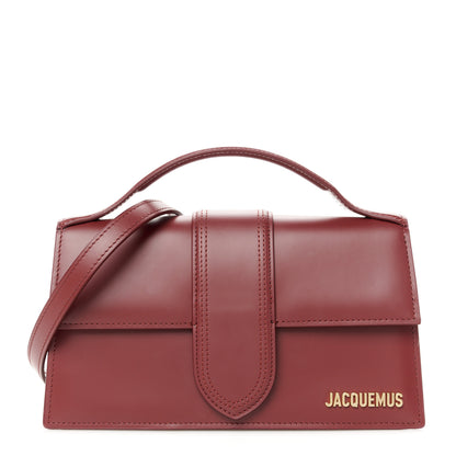Jacquemus Smooth Calfskin Le Grand Bambino Dark Burgundy 1 of 11