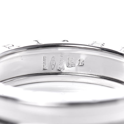 Bulgari 18K White Gold B.Zero1 One-Band Ring 56 7.5 4 of 5