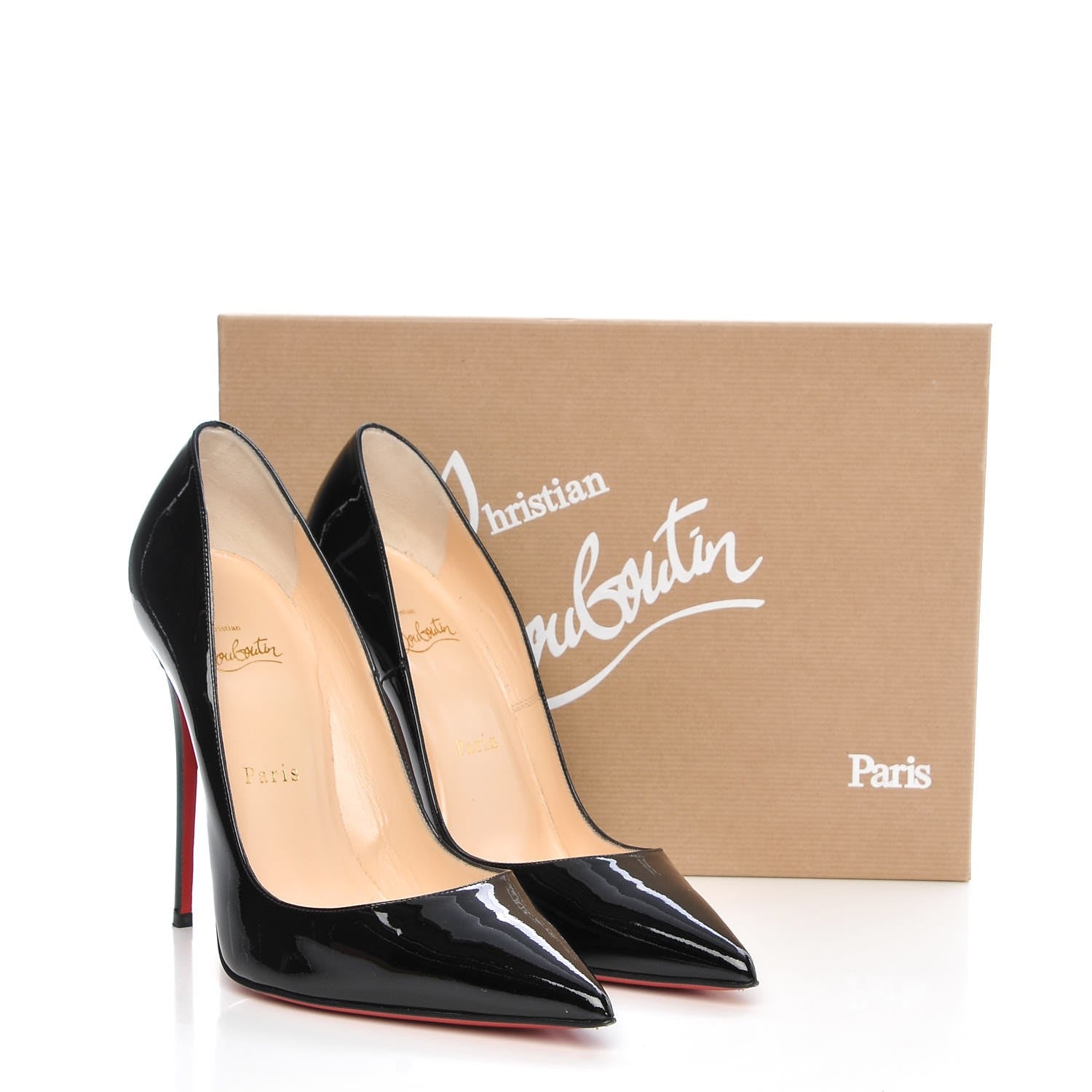 Christian Louboutin Patent So Kate 120 Pumps 38.5 Black 10 of 10