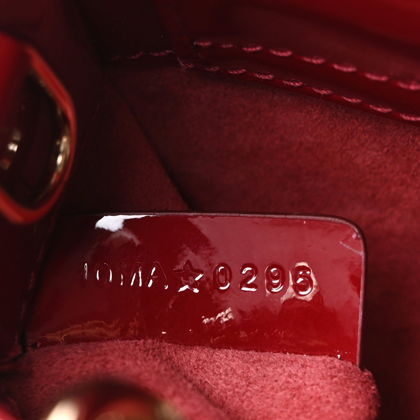 Patent Cannage Micro Lady D-Joy Rouge Ceris