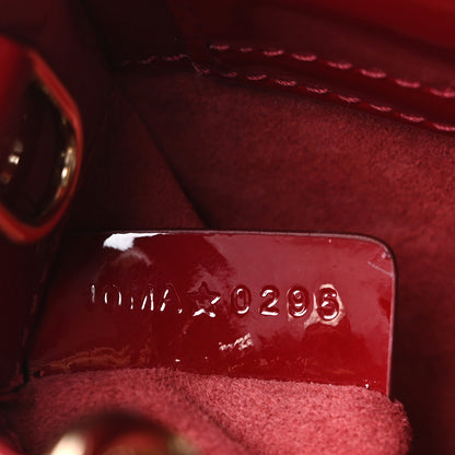 Christian Dior Patent Cannage Micro Lady D-Joy Rouge Ceris 7 of 10