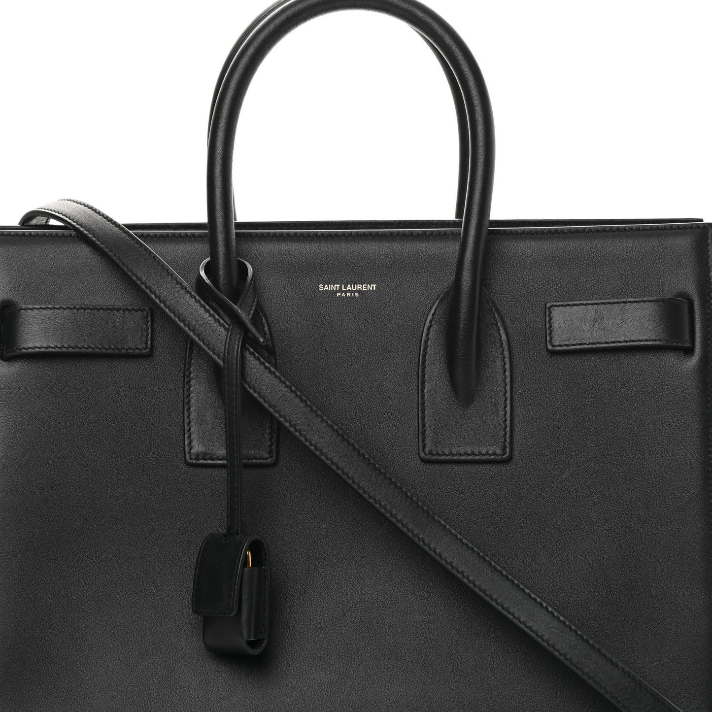Calfskin Small Sac De Jour Black