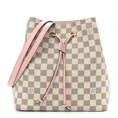 Louis Vuitton Damier Azur Neonoe MM Eau De Rose 1 of 10