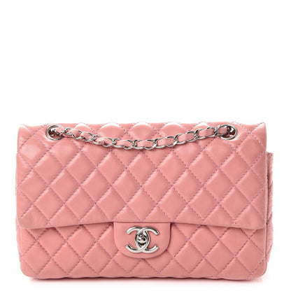 Chanel Lambskin Quilted Medium Double Flap Light Pink 1 of 13