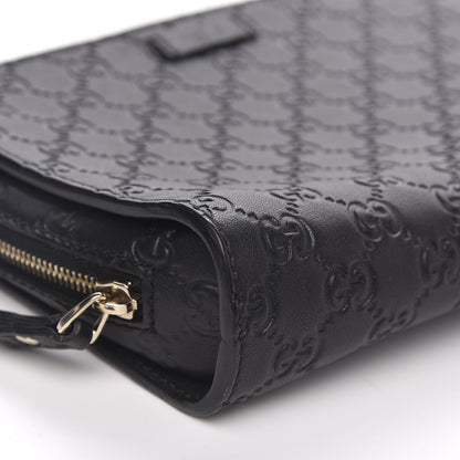 Gucci Guccissima Zip Clutch Black 10 of 11