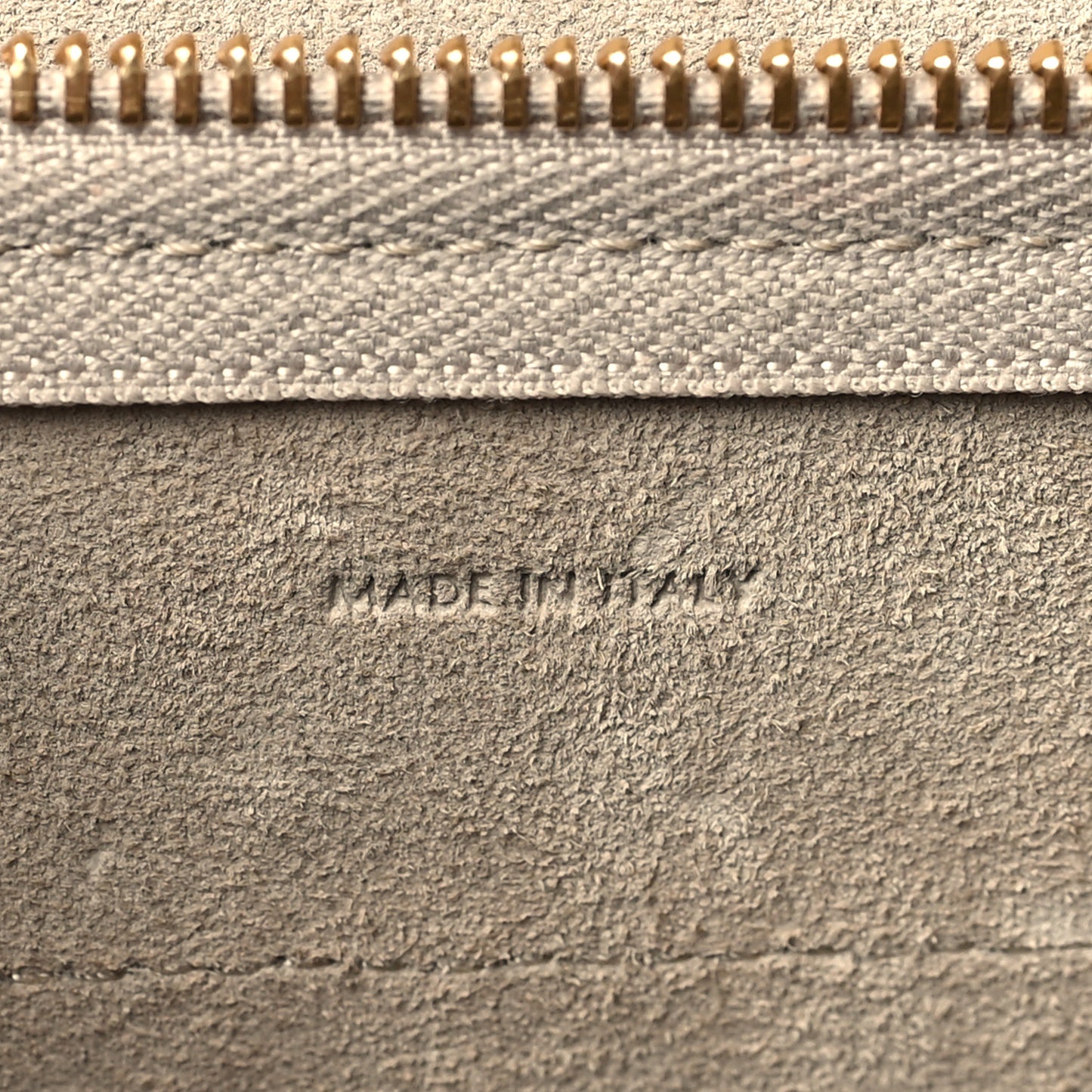 Grained Calfskin Nano Belt Bag Light Taupe