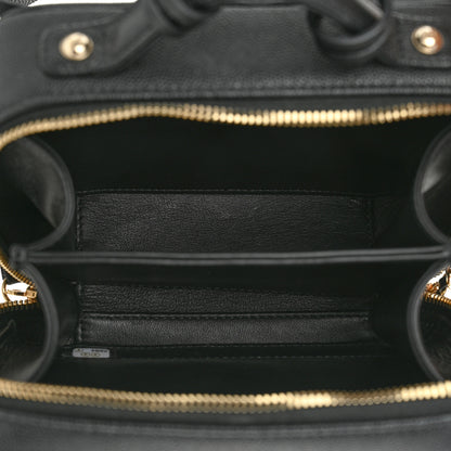 Chanel Caviar Quilted Small CC Filigree Vanity Case Black 5 of 10