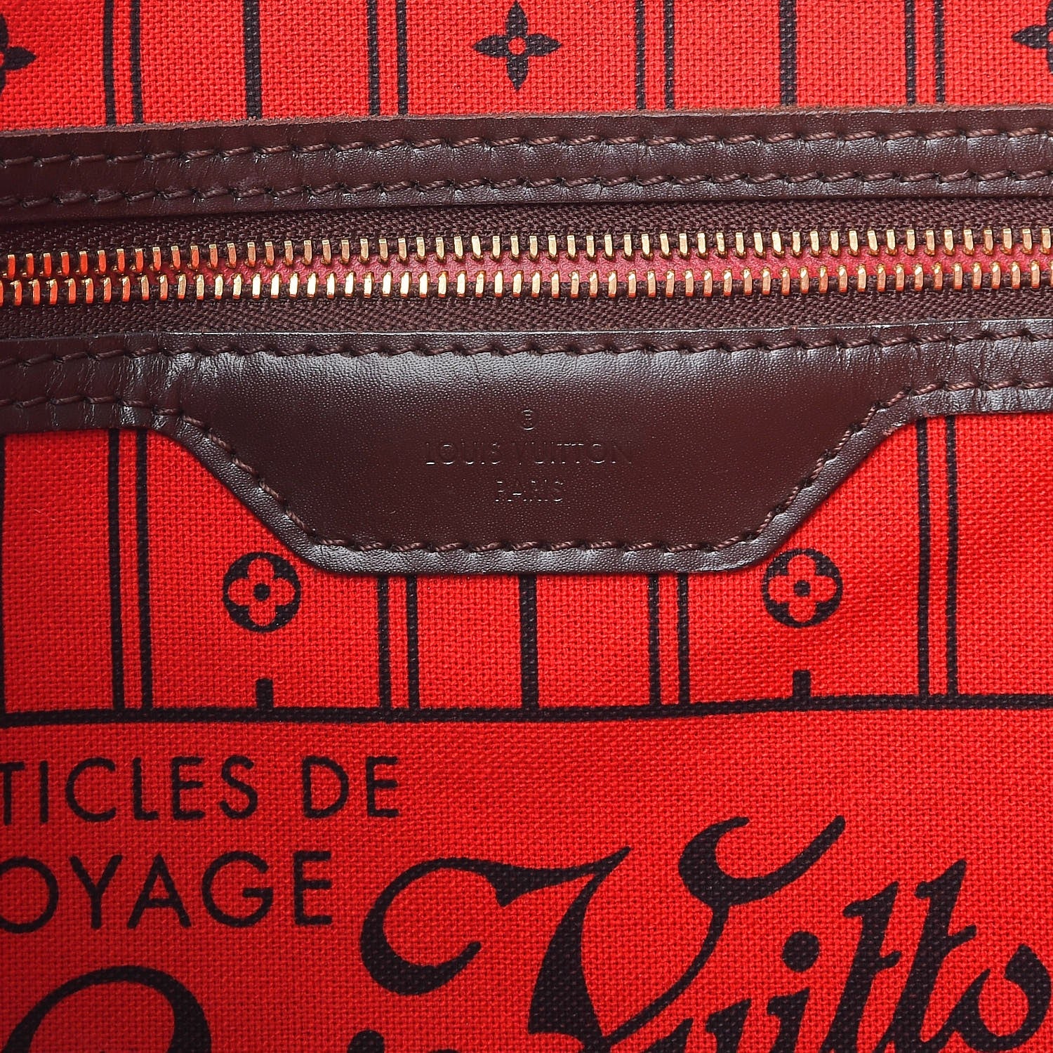 Louis Vuitton Damier Ebene Neverfull MM 6 of 12
