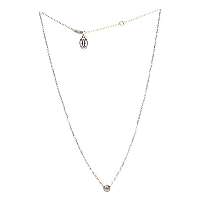 Cartier 18K Yellow Gold Diamond LM D'Amour Pendant Necklace 3 of 5