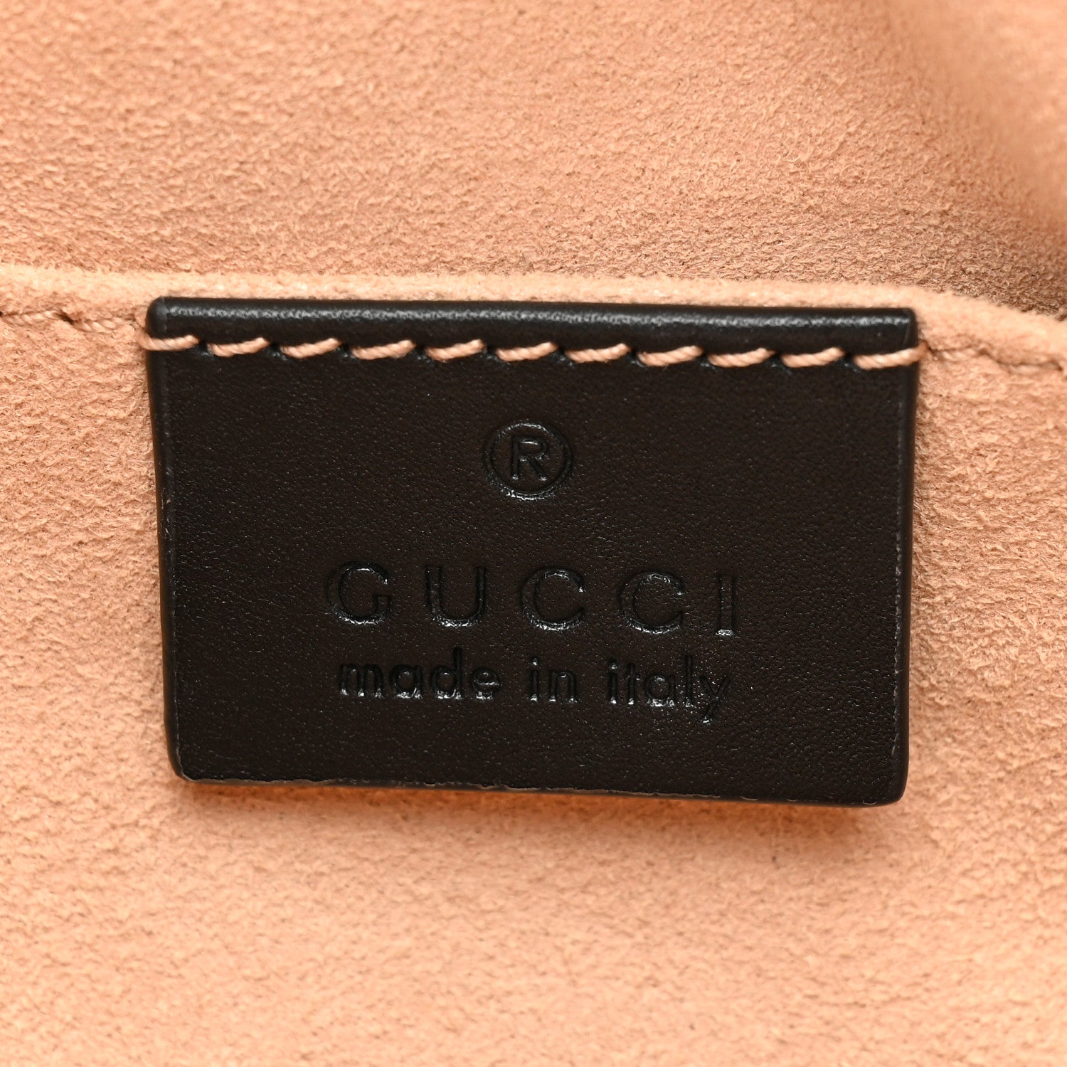 Gucci Calfskin Matelasse GG Marmont Belt Bag 95 38 Black 6 of 10