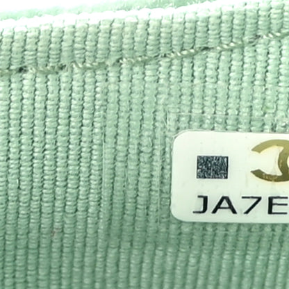 Chanel Caviar Quilted Mini Chain Belt Bag Light Green 8 of 12