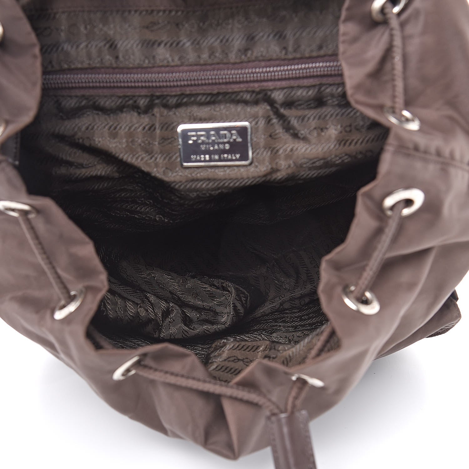 Prada Tessuto Nylon Medium Vela Backpack Ebano 5 of 12