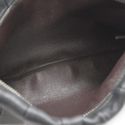 Chanel Lambskin Pleated Tassel Shoulder Bag Blak 6 of 9