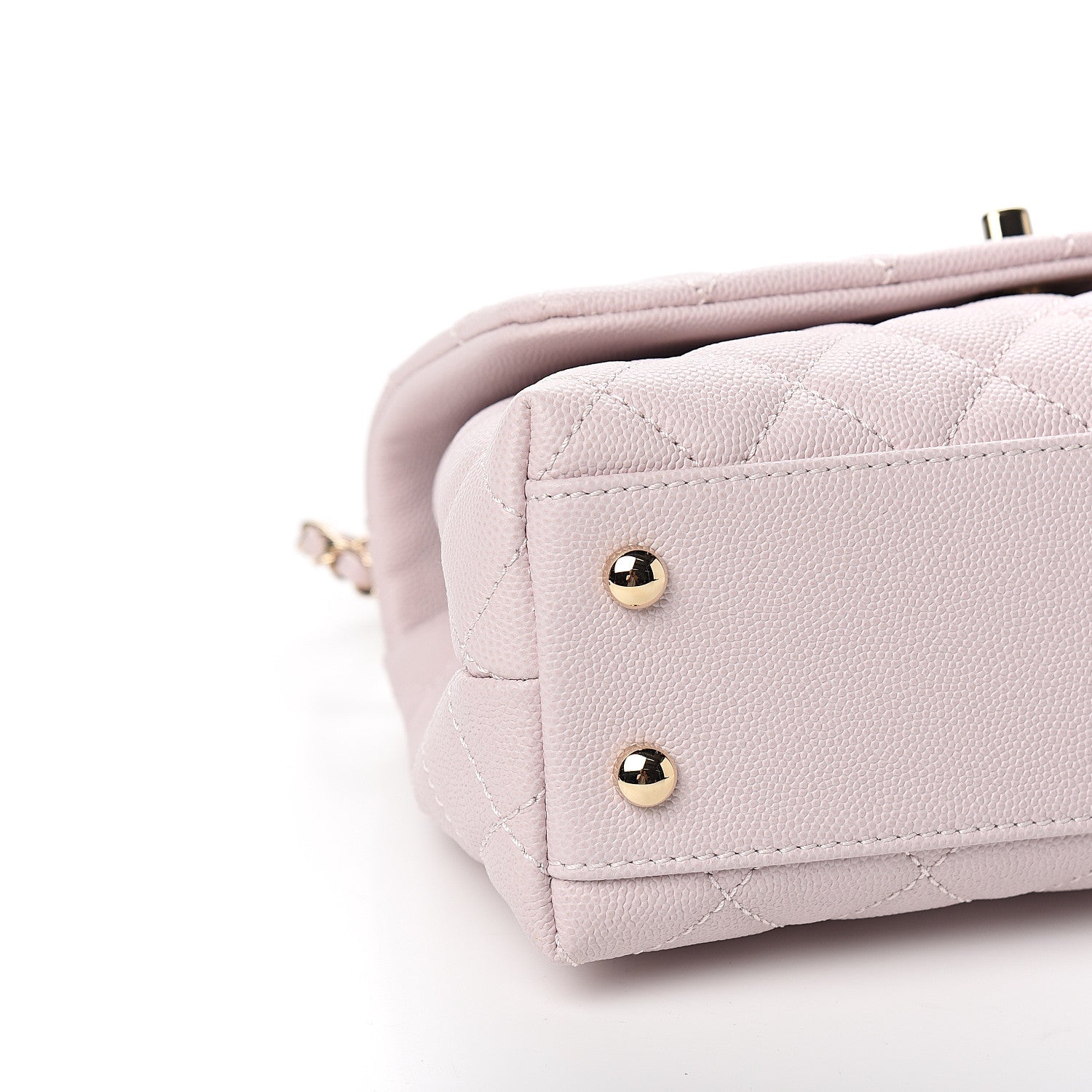Chanel Caviar Quilted Mini Coco Handle Flap Lilas Lilac 6 of 9