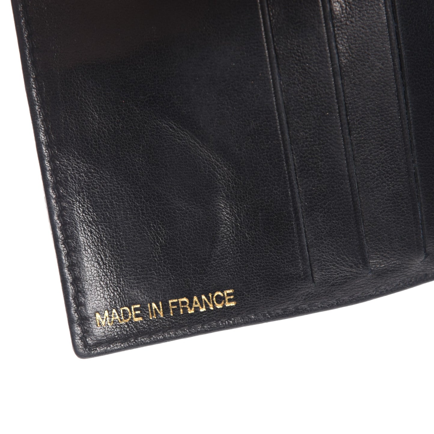 Caviar Timeless CC Compact Double Sided Wallet Black