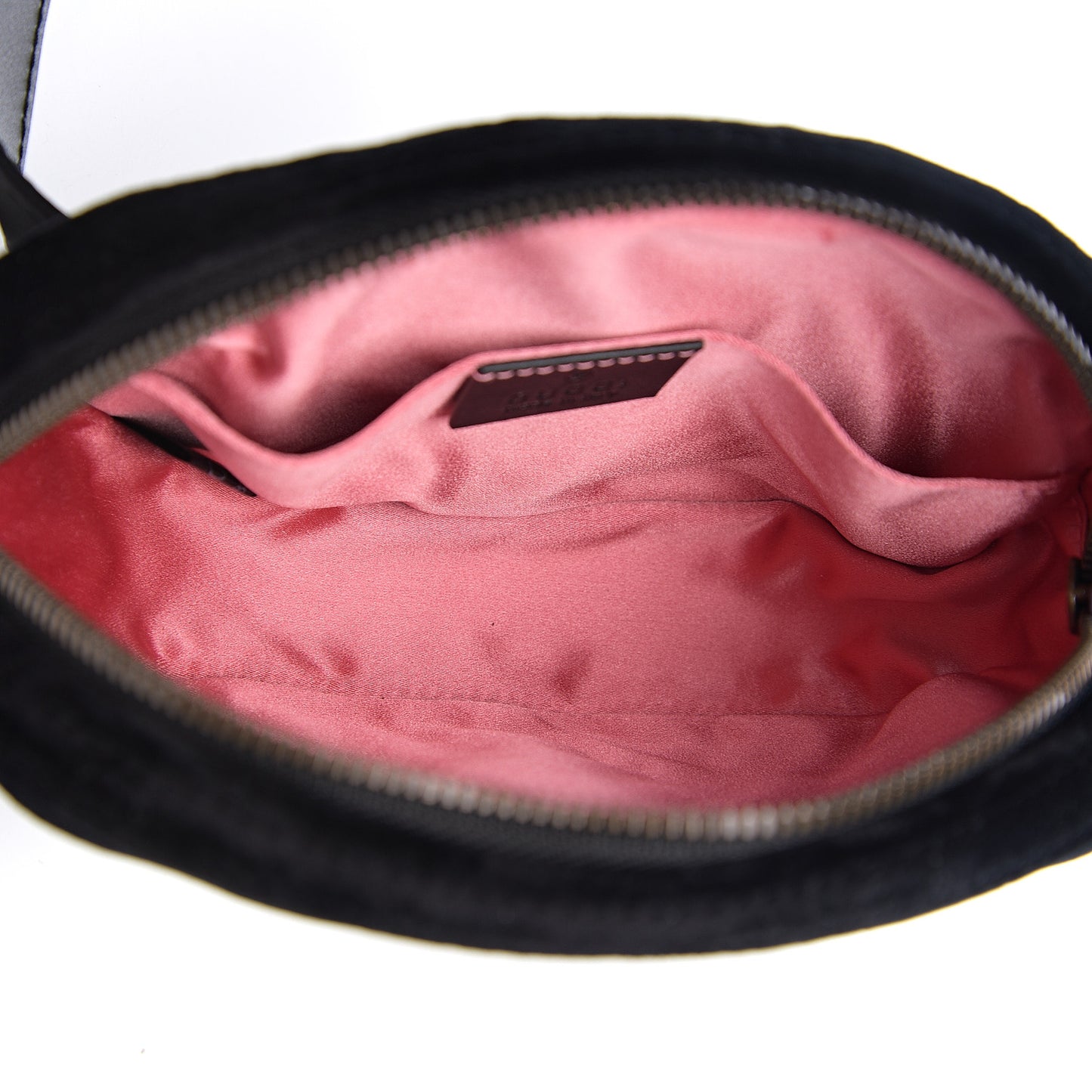 Velvet Matelasse Crystal Star GG Marmont Belt Bag 85 34 Black