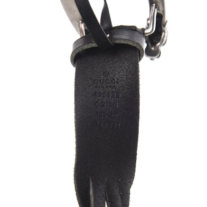 Gucci Calfskin Dionysus Braided Belt 100 40 Black 3 of 5