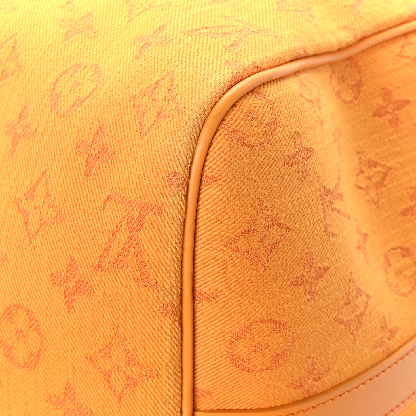 Denim Monogram Keepall Bandouliere 50 Ocre