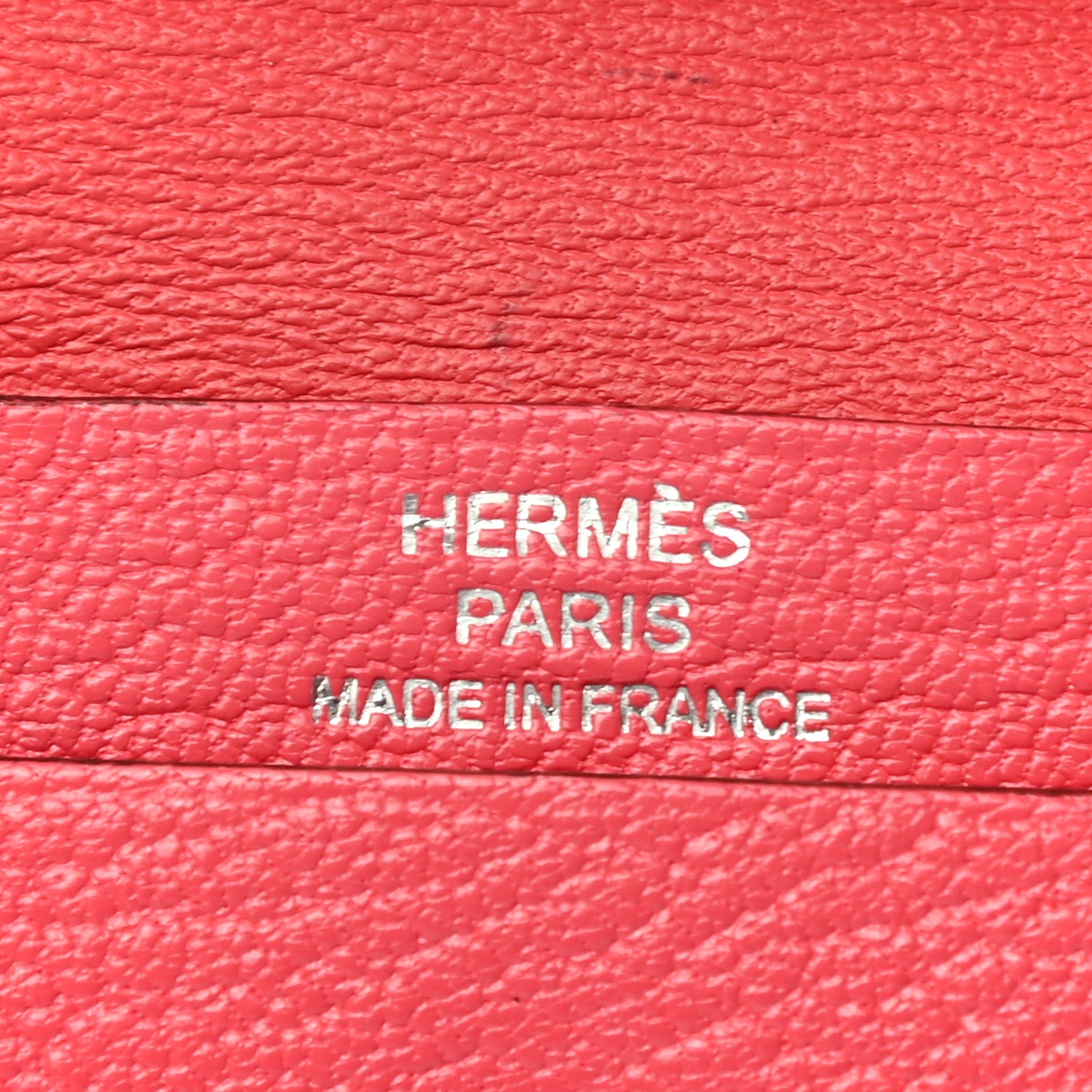 Hermes Chevre Mysore Mini Bearn Wallet Rose Lipstick 6 of 9