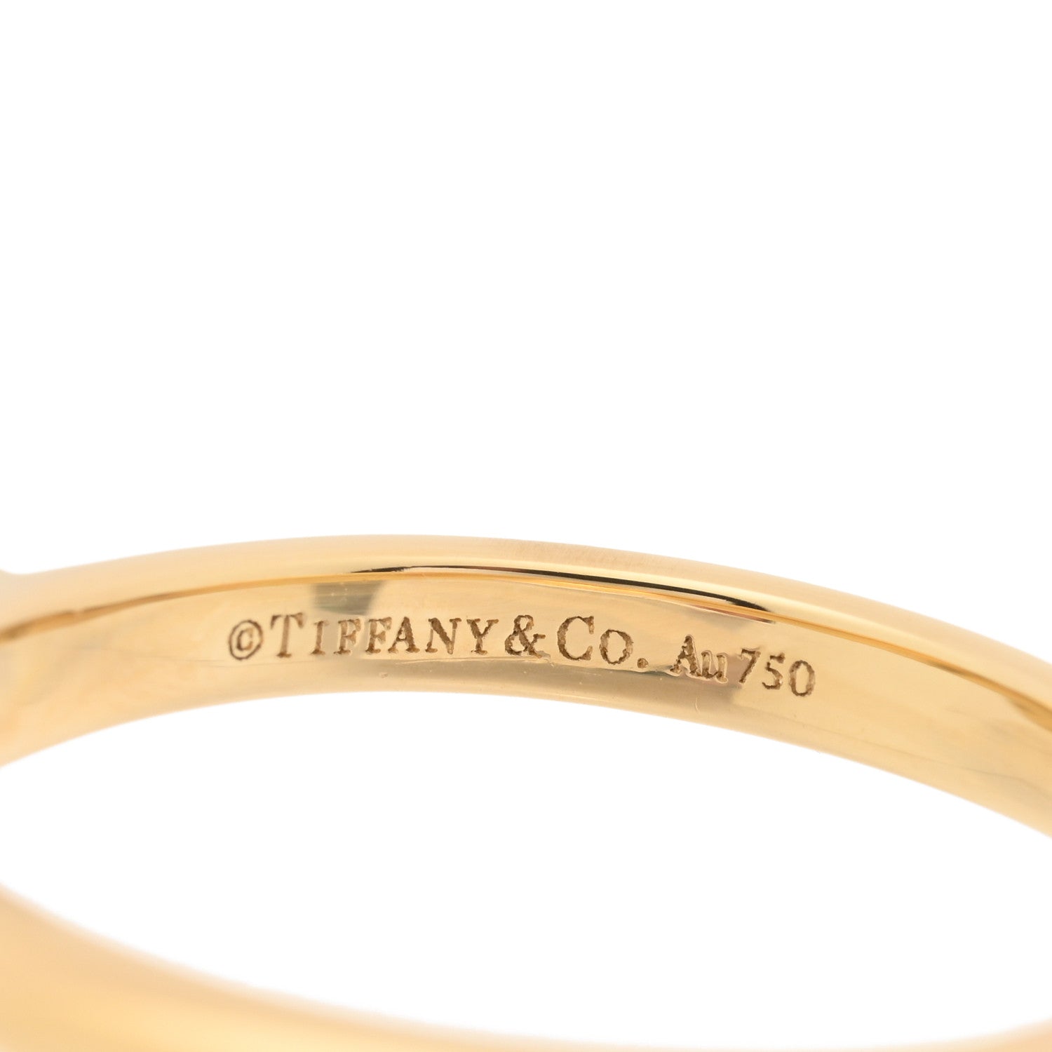 Tiffany 18K Yellow Gold 8mm Hardwear Ball Ring 54 7 4 of 5