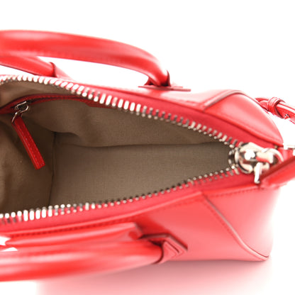 Givenchy Shiny Lord Calfskin Mini Antigona Red 5 of 10