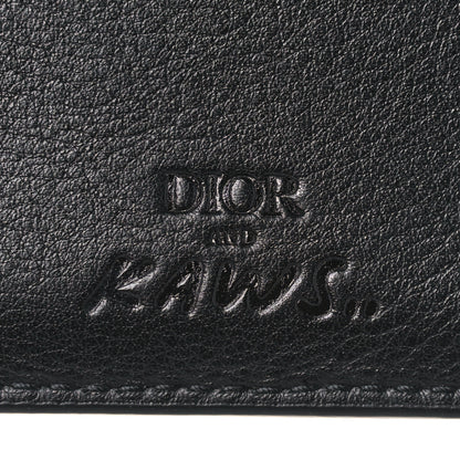 Christian Dior x KAWS Calfskin Bee Card Holder Yellow Black 6 of 6