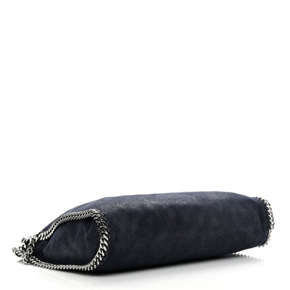 Stella McCartney Shaggy Deer Falabella Fold Over Tote Navy 4 of 10