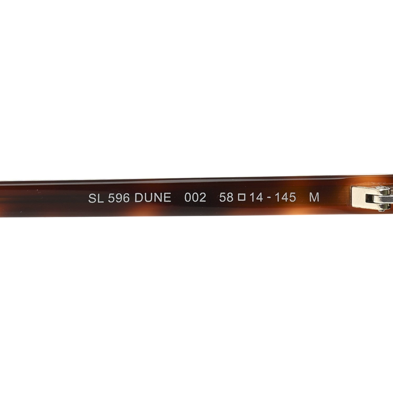Saint Laurent Acetate SL 596 Dune Sunglasses Tortoise 5 of 5