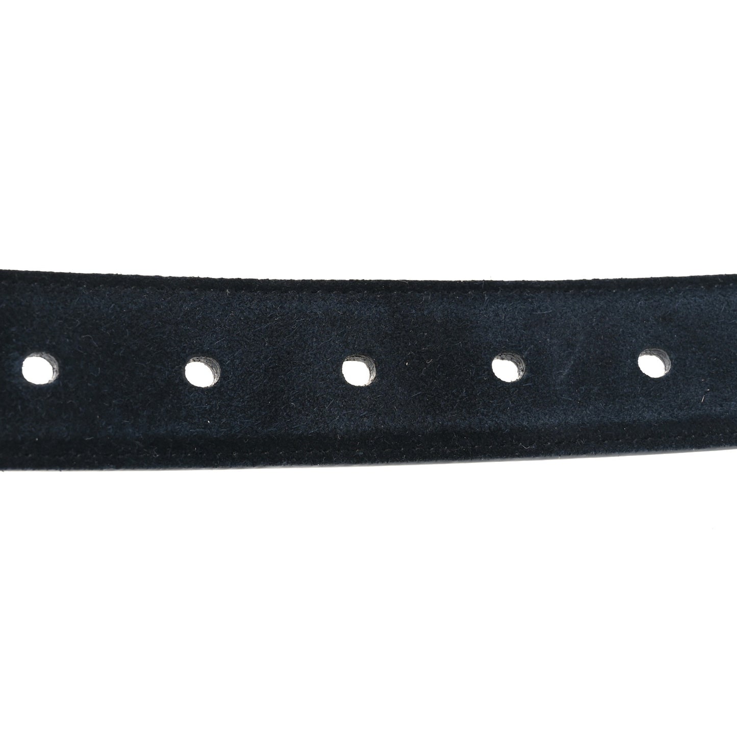 Suede Calfskin Monogram Square Buckle Belt 80 32 Black