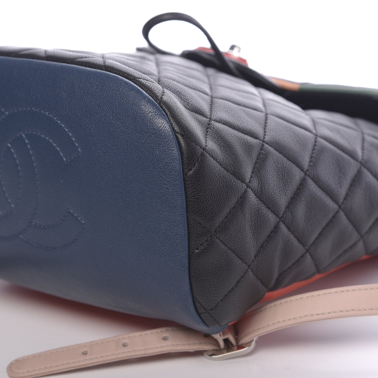 Lambskin Quilted Small Cuba Urban Spirit Backpack Black