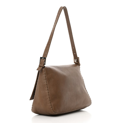Fendi Calfskin Romano Selleria Mama Baguette Brown 3 of 17