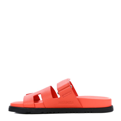 Hermes Epsom Womens Chypre Sandals 36 Rose Sorbet 1 of 9