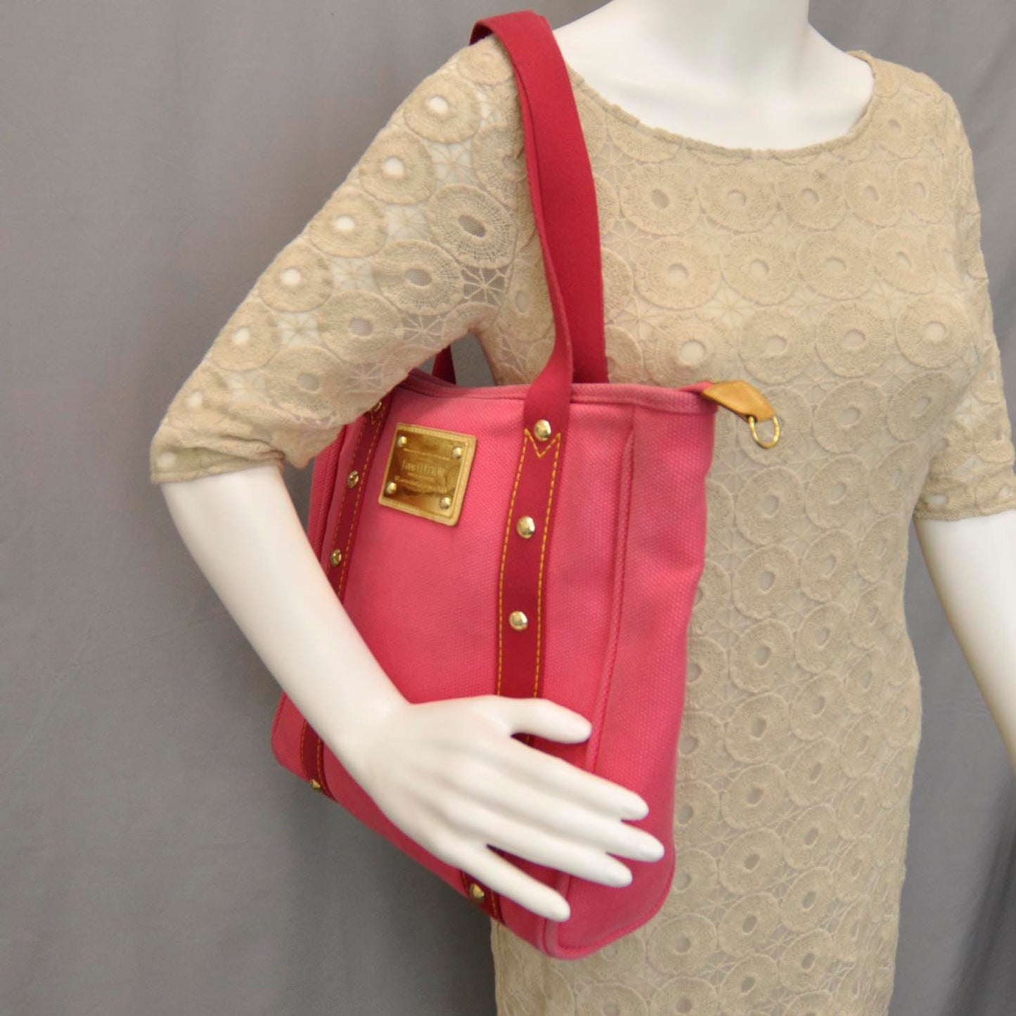 Toile Antigua Cabas MM Pink
