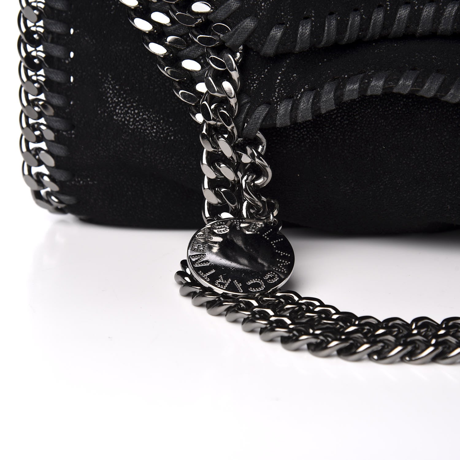 Stella McCartney Shaggy Deer Small Falabella Tote Black 9 of 9