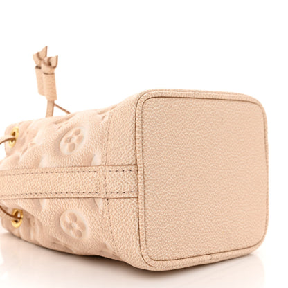 Louis Vuitton Empreinte Monogram Summer Stardust Nano Noe Beige Clair 8 of 10