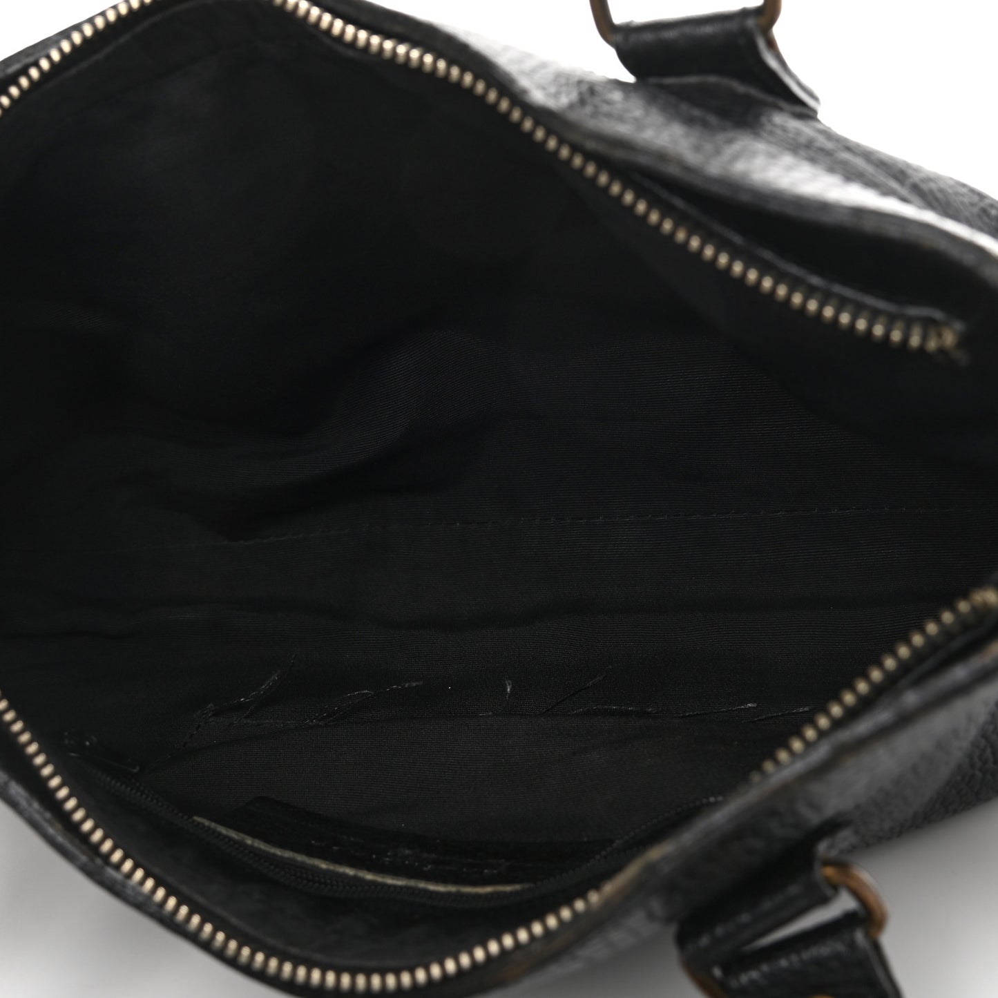 Pebbled Caribou Classic Hardware First Black