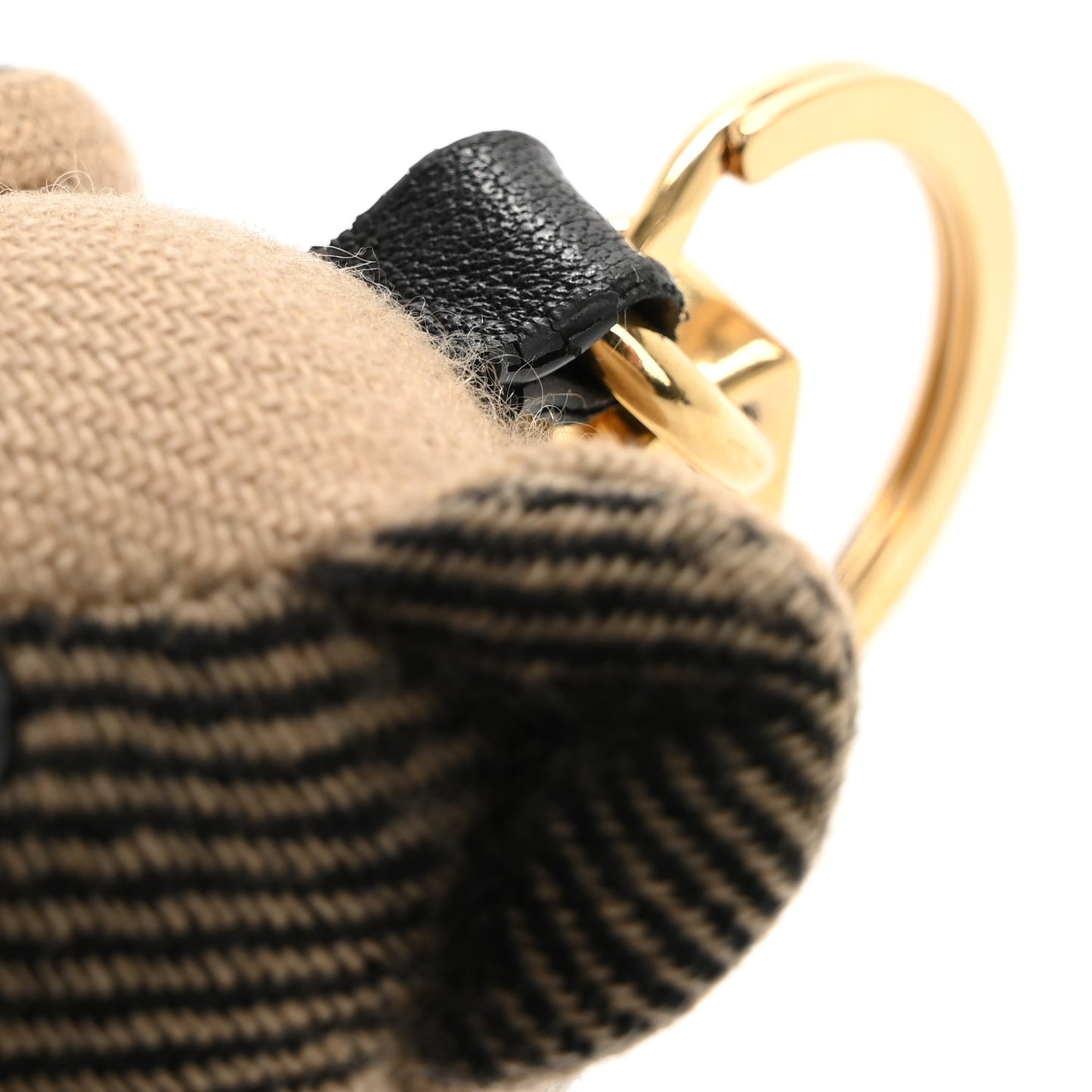 Cashmere Check Thomas Bear Keychain Charm