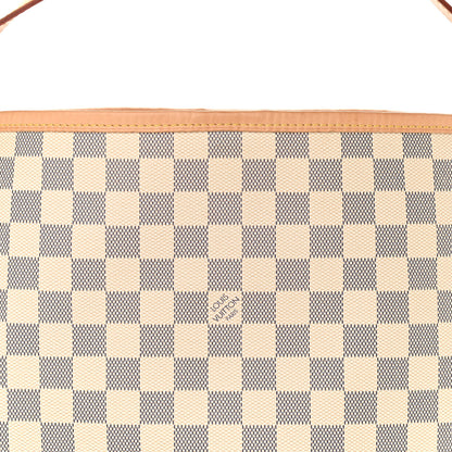 Louis Vuitton Damier Azur Delightful MM Rose Ballerine 8 of 11