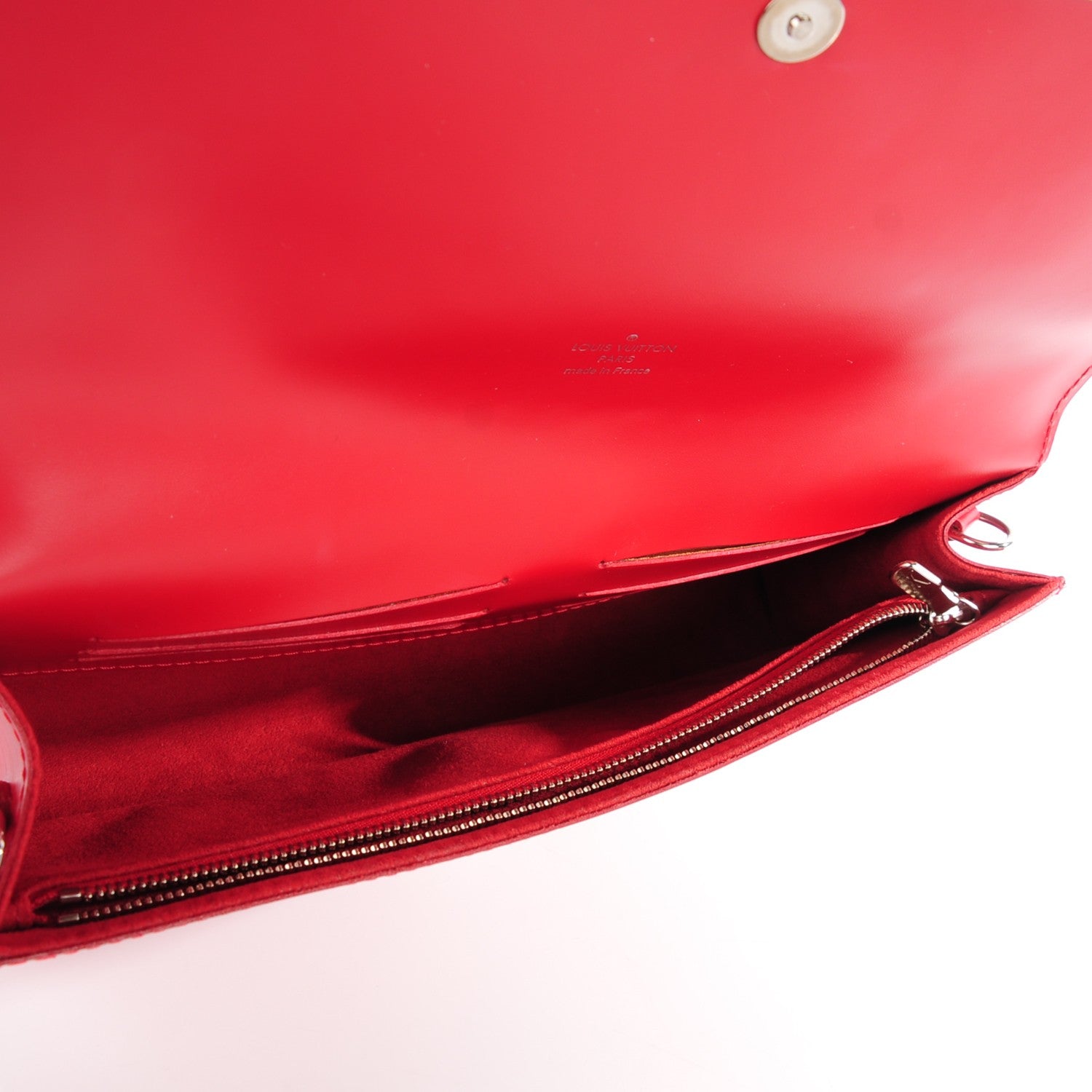 Louis Vuitton Epi Sevigne Clutch Carmine 5 of 8