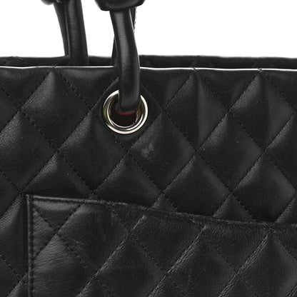 Chanel Calfskin Quilted Large Cambon Tote Black 12 of 12