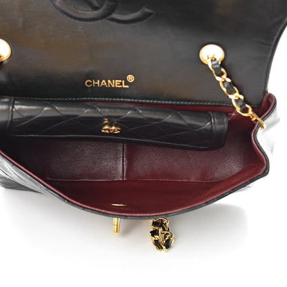 Chanel Lambskin Quilted Medium Single Flap Black 6 of 17