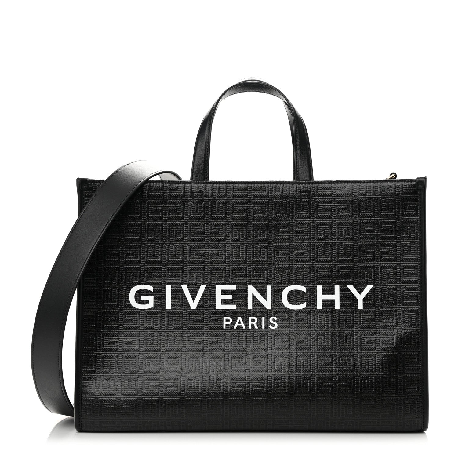 Givenchy 4G Coated Canvas Logo Medium G-Tote Black 1 of 14