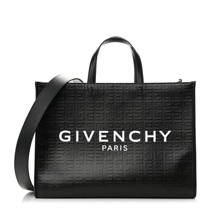 Givenchy 4G Coated Canvas Logo Medium G-Tote Black 1 of 14