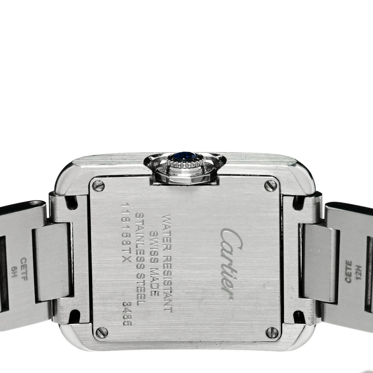 Cartier Stainless Steel 23mm Tank Anglaise Quartz Watch 4 of 5