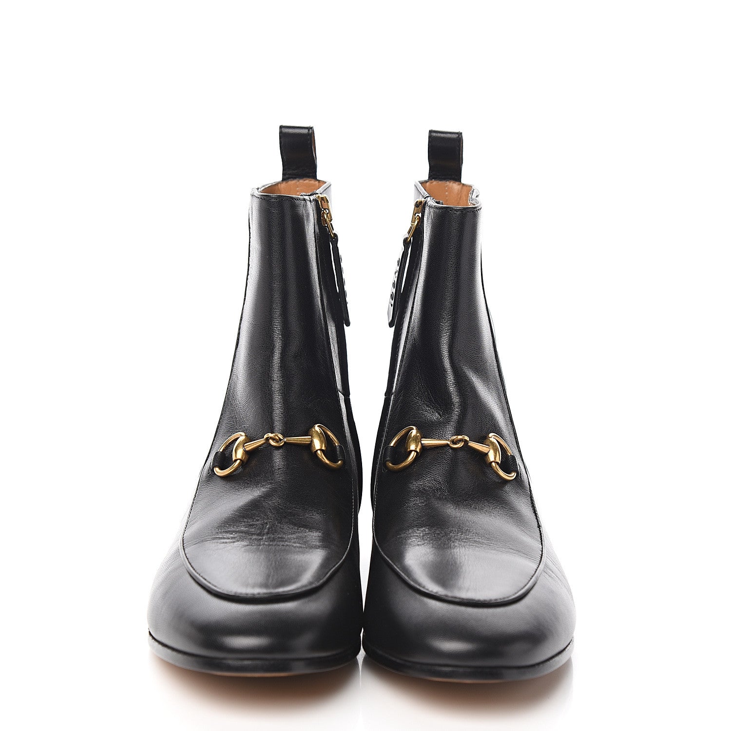 Gucci Malaga Kid Womens Jordaan Ankle Boots 35.5 Black 2 of 9