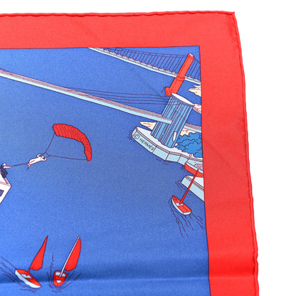 Hermes Silk The Battery New York Scarf 90 4 of 5