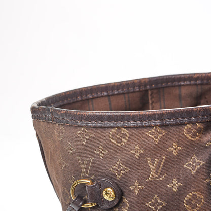 Louis Vuitton Monogram Idylle Neverfull MM Fusain 14 of 20
